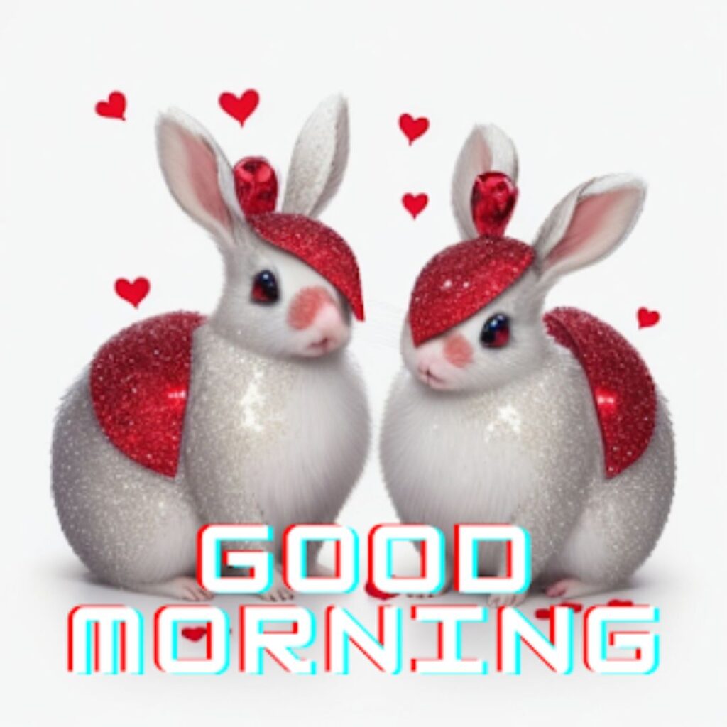 Good Morning Images with bunny